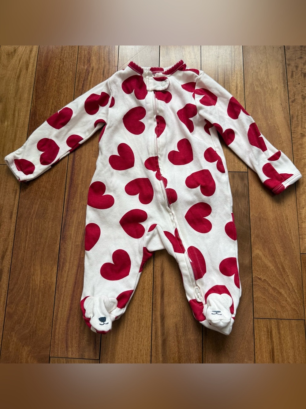 Carter’s Heart Onesie 0-3 Mo